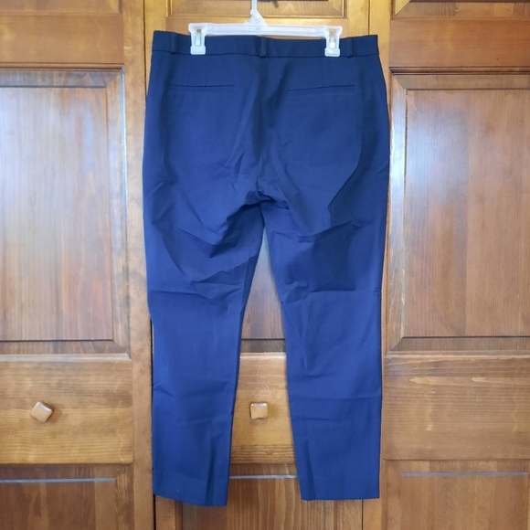 🛍 Banana Republic Factory Sloan Slim Pant navy blue trouser 988582 size 14 - Picture 8 of 14